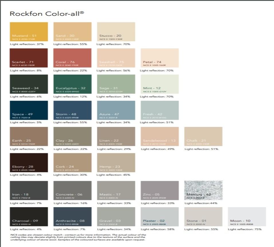 Rockfon Color-all® Acoustic Ceiling from CSYT
