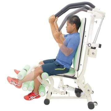 Turtle Gym Isokinetic Training Equipment - 2-in-1 Shoulder Leg Curl from Delta Pyramax