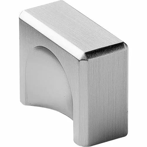 Fold Knob, 40mm OAL, Inox Look, 32mm centres from Archant