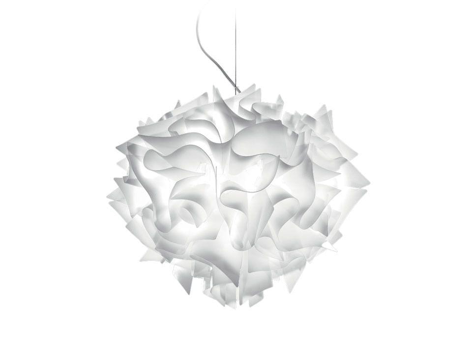 Slamp VELI LARGE Suspension Light (White, Transparent wire) from The PLC Group