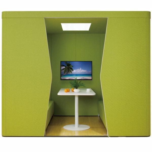 Redcliff Semi Enclosed Booth from iOctane Pods
