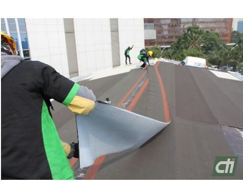 panduan memasang atap bitumen CTI