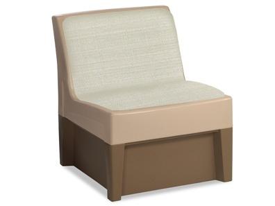 Forté Lounge Armless Upholstered Chairs from Gold Medal Safety Interiors