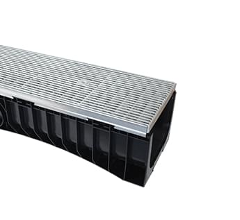 EvoMAX 200H HDPE Channel & Galvanised Heel Friendly Grate from Everhard Industries