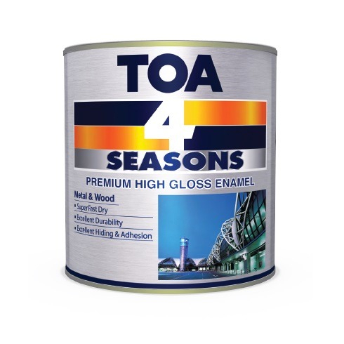 4 Seasons Premium High Gloss Enamel from TOA Paint