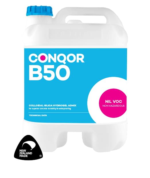 CONQOR B50 – SUSTAINABLE WATERPROOFING ADMIXTURE from Markham Global