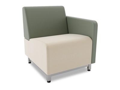 Forma Right Arm Sectional from Gold Medal Safety Interiors