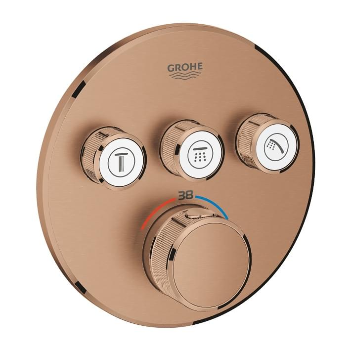 Grohtherm Smartcontrol - Thermostat For Concealed Installation With 3 Valves 29121DL0 from Grohe