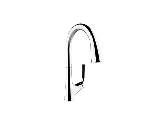 Malleco Pull-down Kitchen Faucet - K-562T-B4-CP from KOHLER