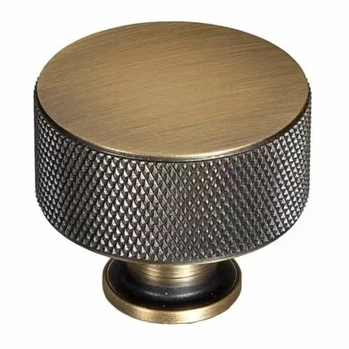 Henley Knob, 35mm dia., Brushed Bronze from Archant