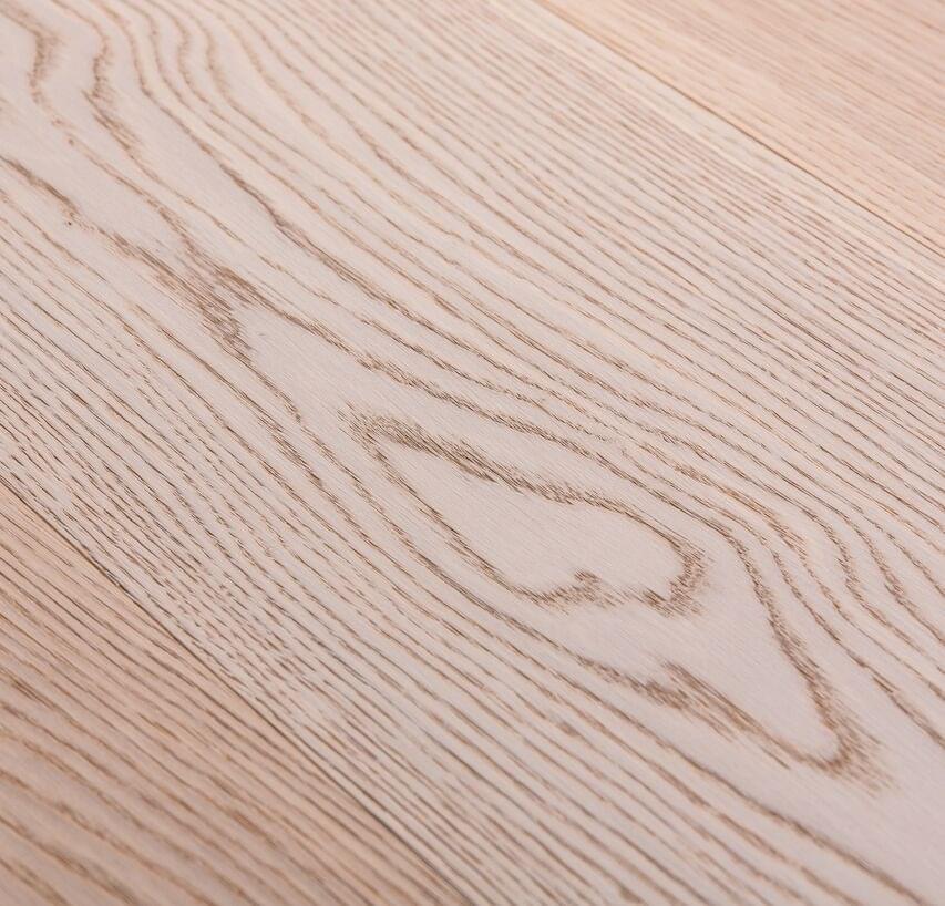 OAK Clear Wide-Plank - Heavily Brushed / Extreme White Oil from Super Star