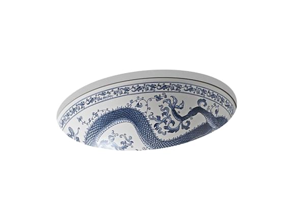 Imperial Blue On Caxton® Under-counter Lavatory - K-14218-VB-0 from KOHLER