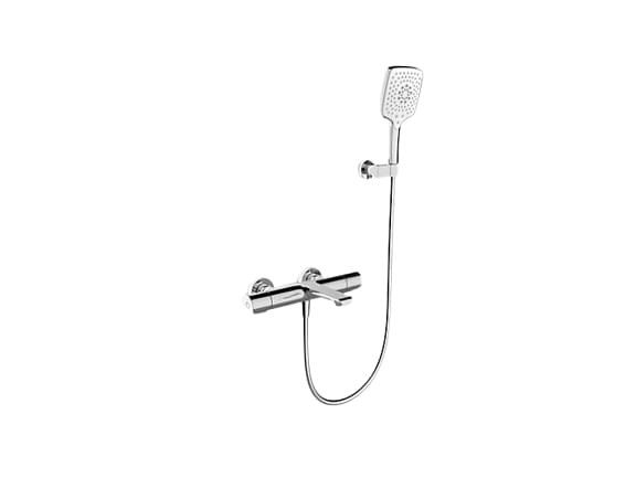 Avid™ Wall-Mount Thermostatic Bath and Shower Faucet - K-97386T-9-CP from KOHLER