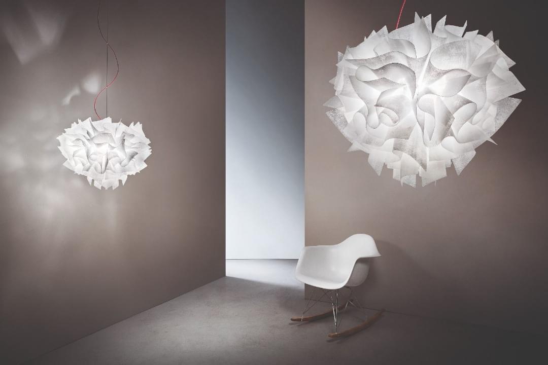 Slamp VELI COUTURE Suspension Light (White) from The PLC Group