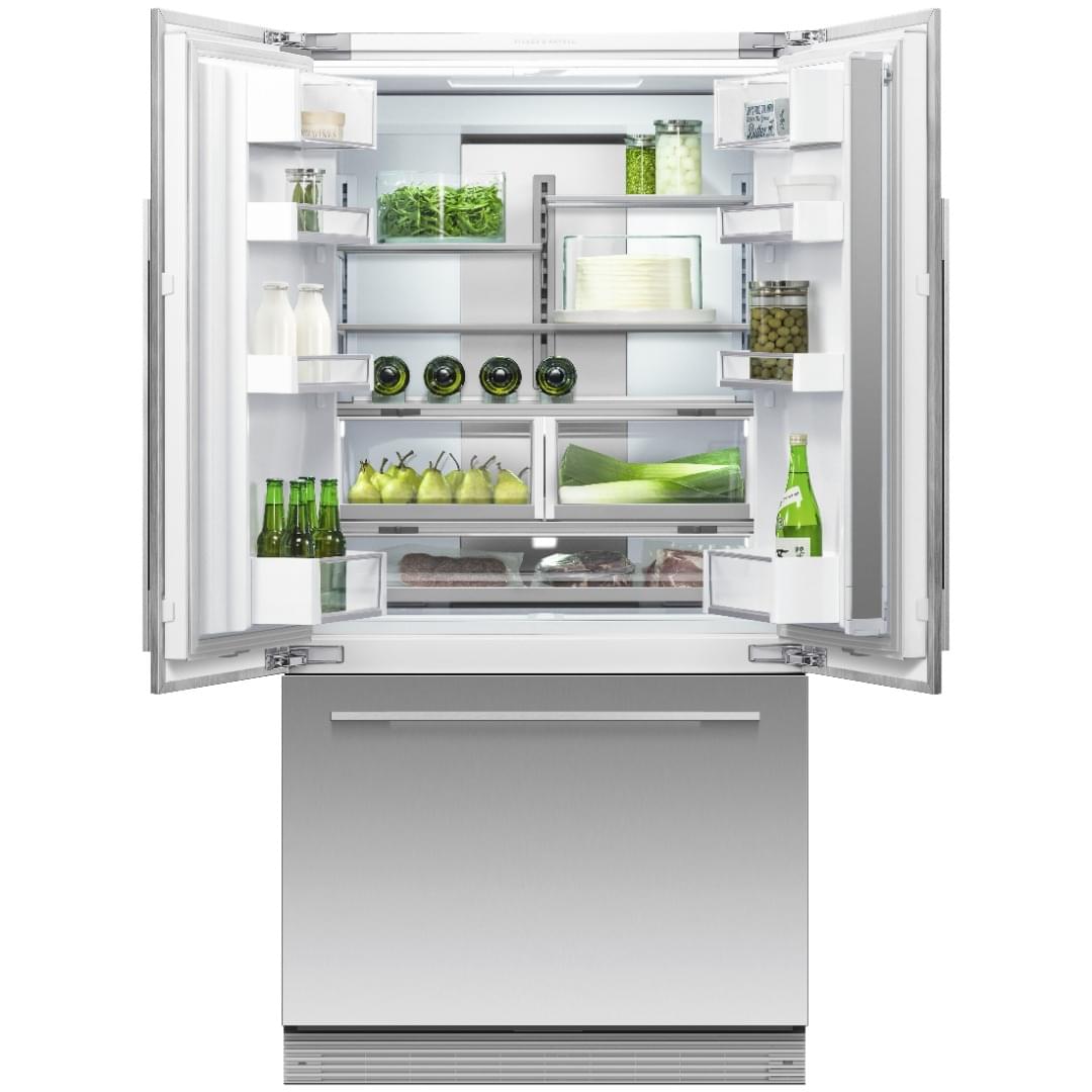 RS90AU2 - Integrated French Door Refrigerator Freezer, 90cm, Ice & Water from Fisher & Paykel