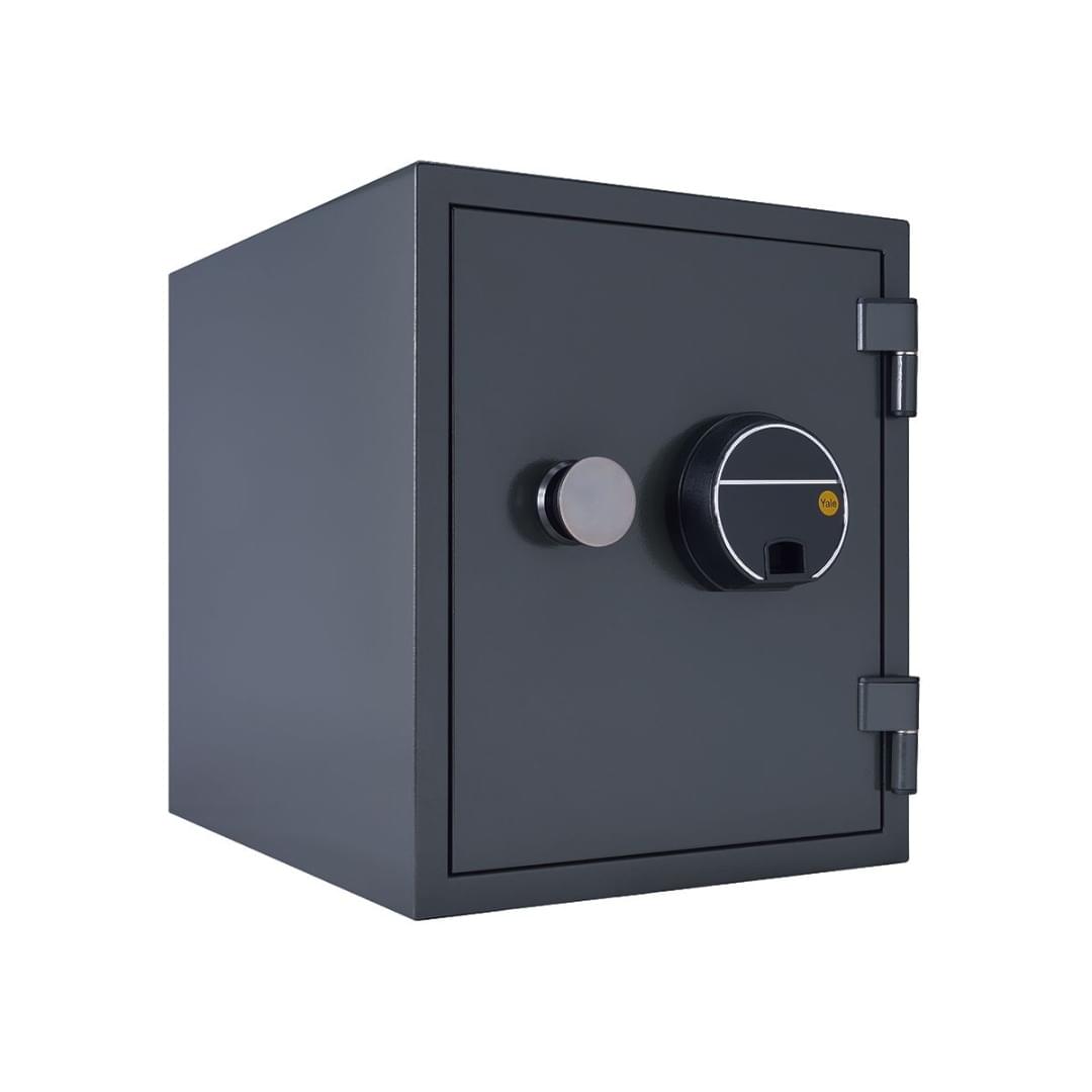 YFF/520/FG2 - Yale Biometric Fire Safe (Black) from The PLC Group