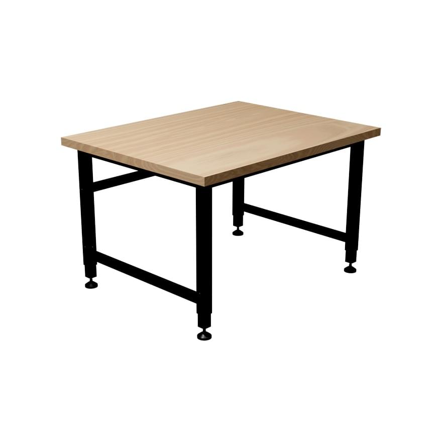 Kube 1 DDA Height Adjustable Benches - Woodwork from Tools for Schools