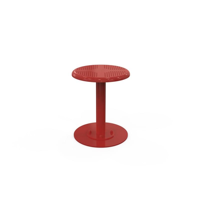 Orbit Stool (Flame Gloss) - Freestanding from Astra Street Furniture