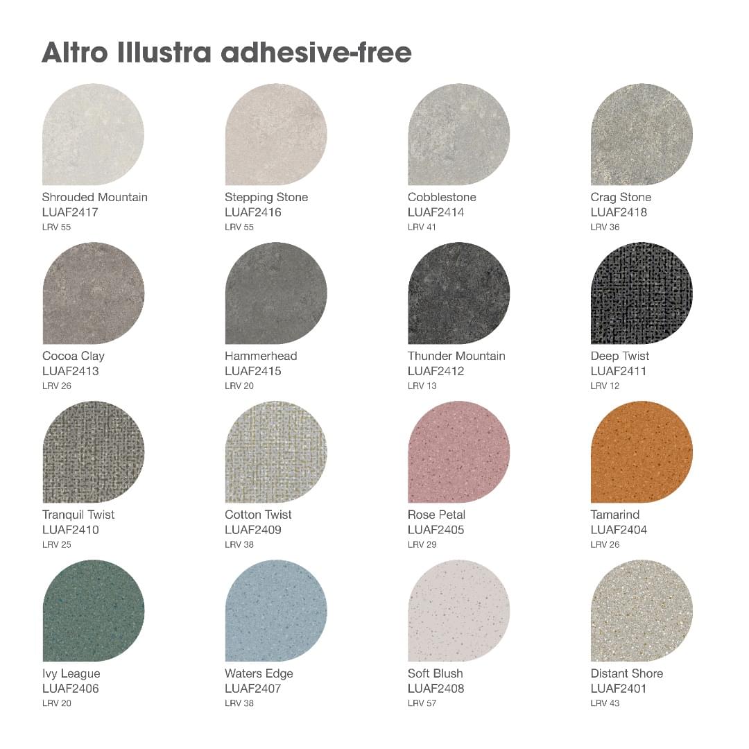 Altro Illustra™ adhesive-free | R10/P3 Adhesive-free Sustainable Safety Flooring from Altro Australia