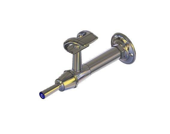 90˚ Chrome Plated Drinking Bubbler Lever Action from Britex