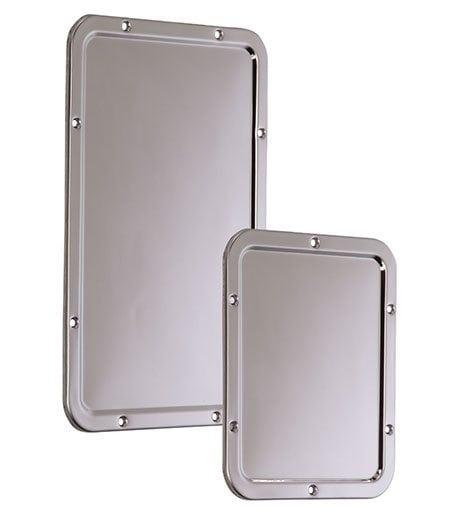 Wall Mount Stainless Steel Mirror from Gold Medal Safety Interiors