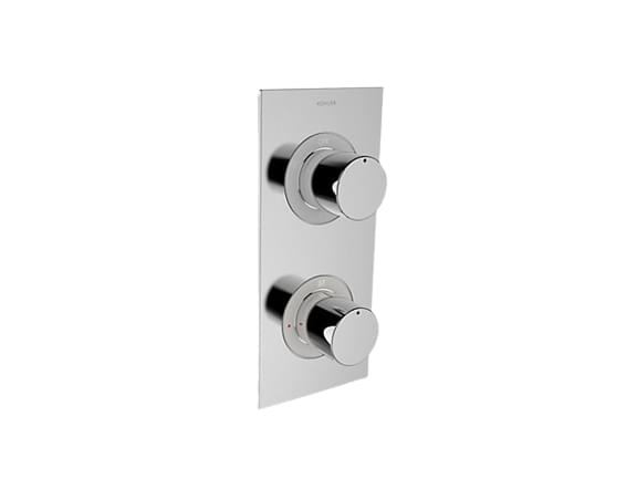 Beitou™ Recessed Thermostatic 3 Way Trim - K-99866T-9-CP from KOHLER