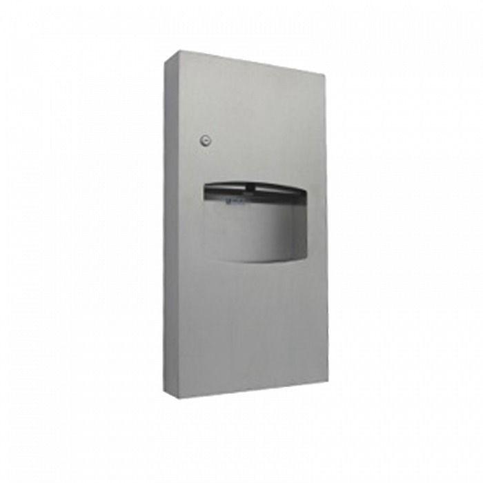 Surface Mount Paper Towel Dispenser & 6.5L Waste Receptacle from Britex