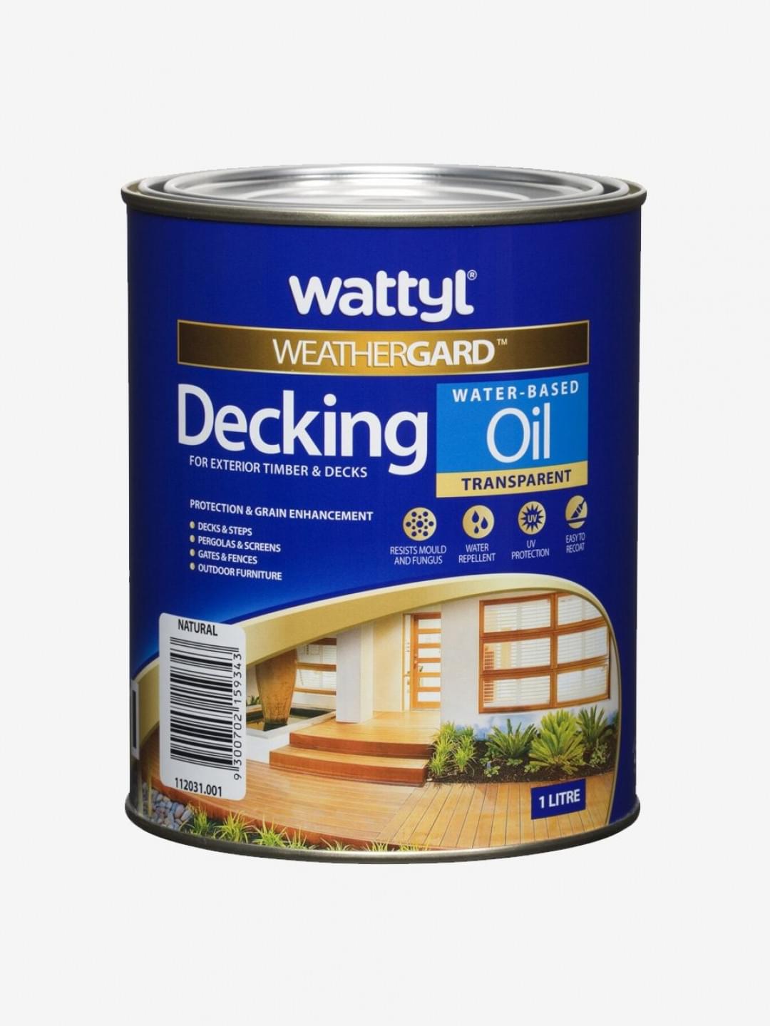 Wattyl Weathergard Decking Water-Based Oil from Amtrac