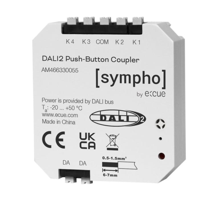 DALI2 Push-Button Coupler from SPL Lighting