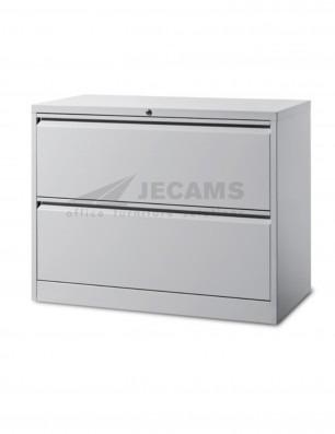 2 Layer Lateral Cabinet (recessed handle) from JECAMS