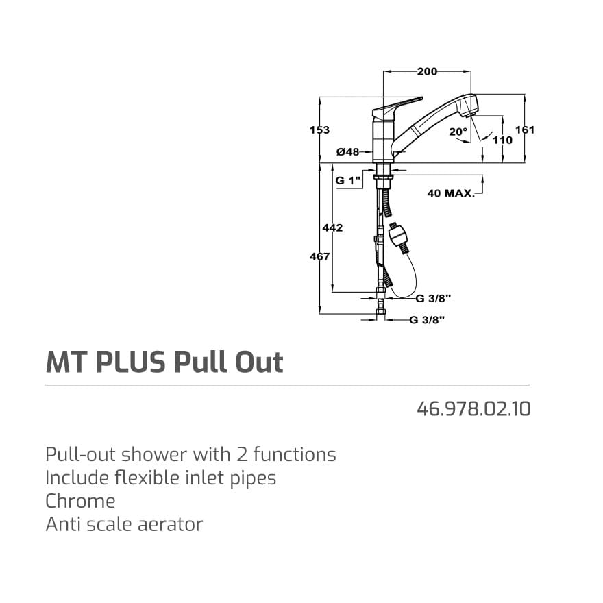 MT Plus Pull Out from TEKA