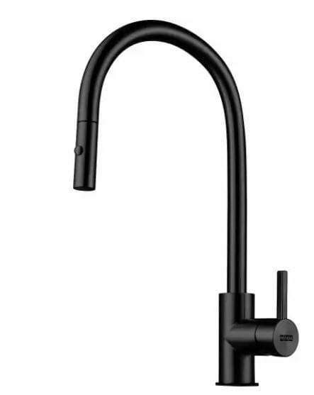 Stirling Pullout Spray Tap, Black Steel from Archant