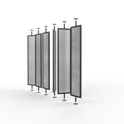 Wovenpanel® Screen, 2000x500mm, Stainless Steel from Archant