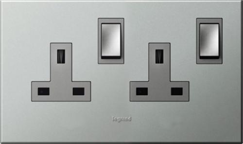2 gang socket outlet - 13A from Legrand