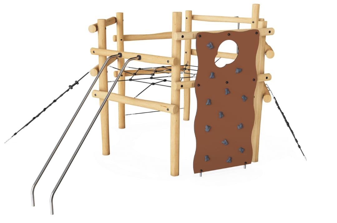 NRO816 - Six-Sided Climbing Structure from KOMPAN
