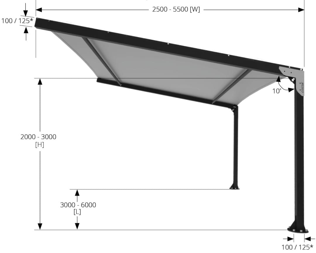 iKOE Single Square – Shade from KOEDN®