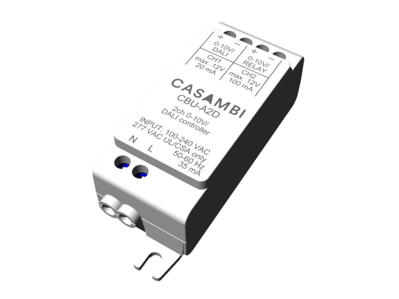 CBU-A2D Bluetooth controllable 2ch 0-10V/DALI controller from CASAMBI