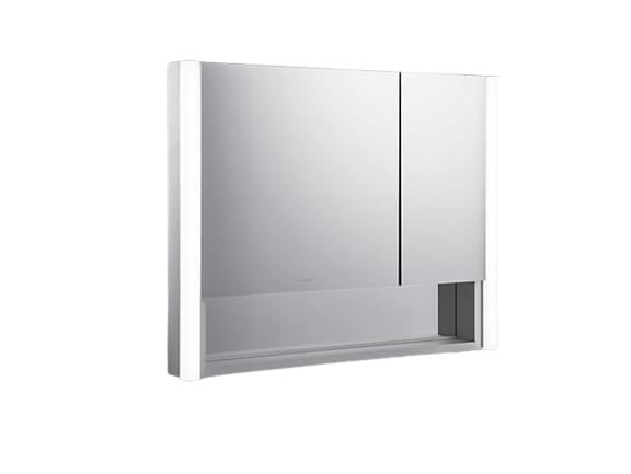 Verdera 2.0 Mirror Cabinet 1000mm (silver, open cabinet) - K-26383T-NA from KOHLER