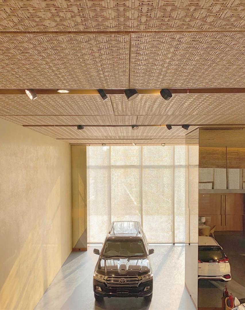 Customized Weaving Ceiling from BYO Living