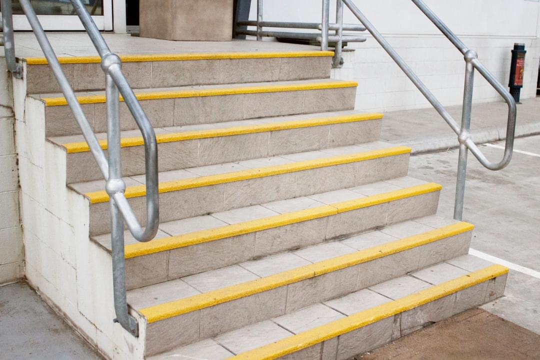 Fibreglass 70mmx30mm Stair Nosing - Yellow - Sold Per Metre from Safety Xpress