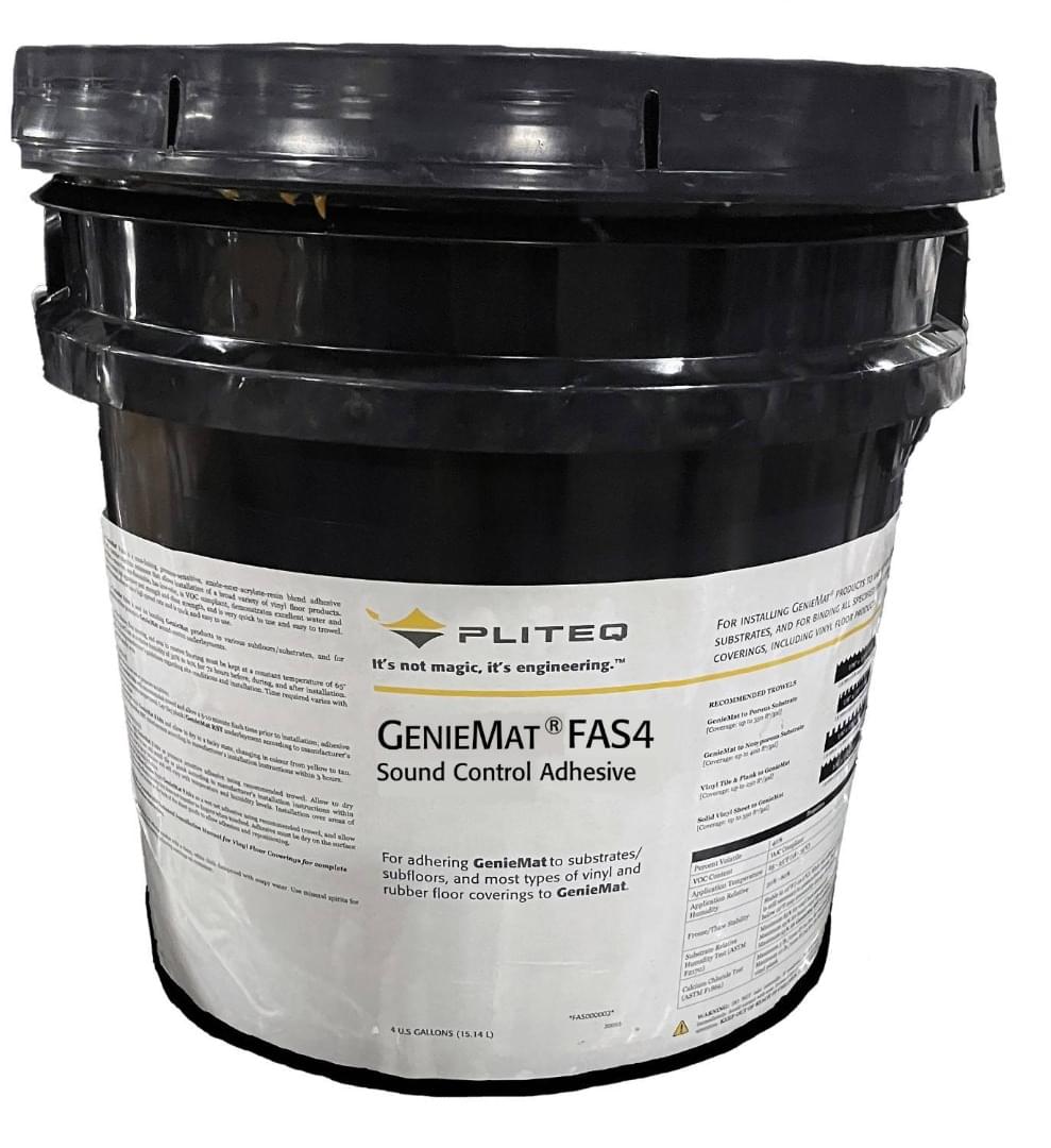 GenieMat FAS4 - Solvent Free Adhesive from Pliteq