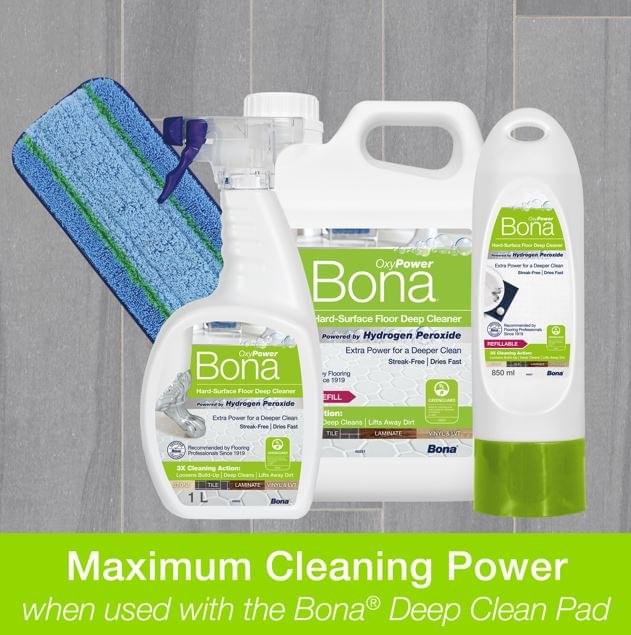 Bona OxyPower Hard-Surface Floor Deep Cleaner Refill from Bona