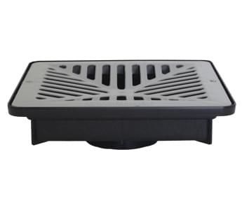Flo-way Shallow Pit with Polymer Grate – Grey from Everhard Industries