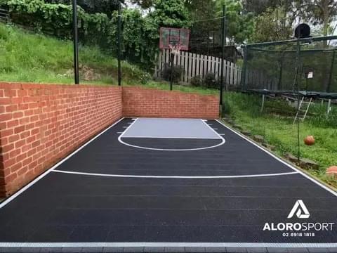 Easi-Court Advantage Grey-Black (5.58m x 9.24m) from Aloro Group