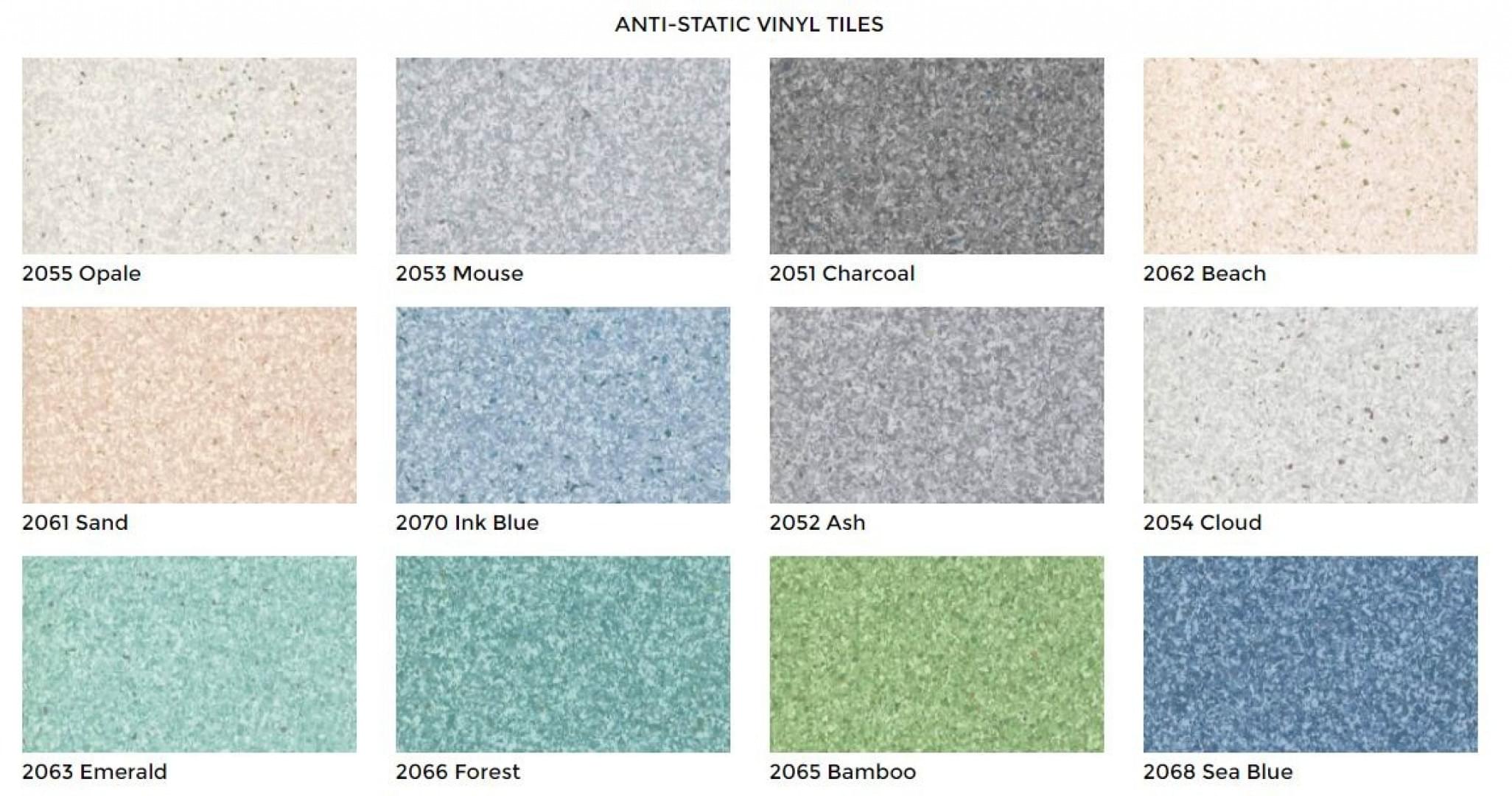 Anti-static Vinyl Tiles from MICROTAC