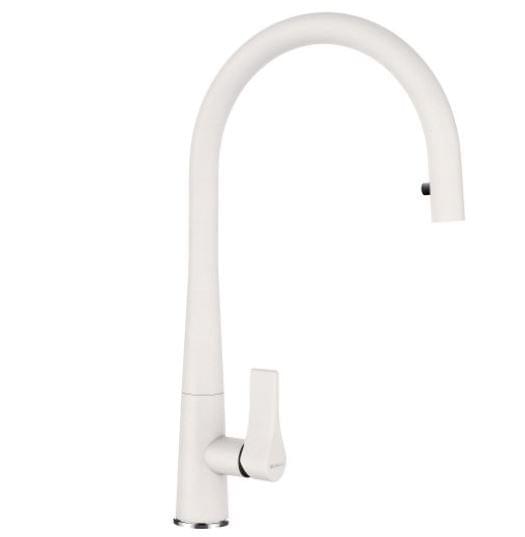 Mason Pullout Tap, White from Archant