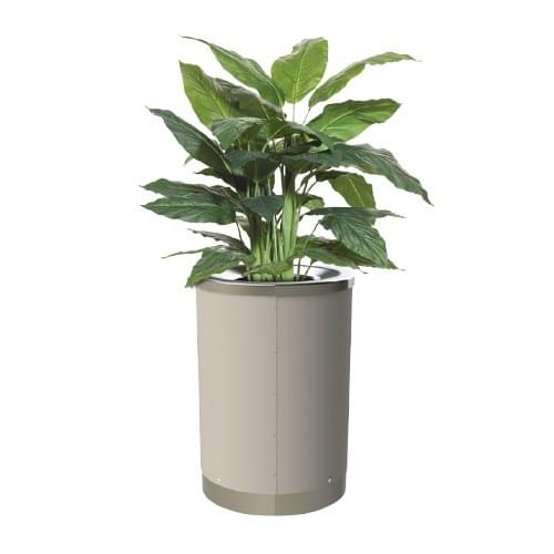 London Planter (Tall) - Steel (Stainless Steel) from Astra Street Furniture
