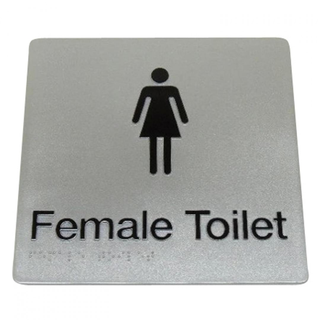 Female toilet sign 975-FT-S from Bradley Australia