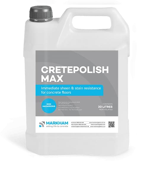 CRETEPOLISH MAX – FOR INITIAL SHEEN ON FLOORS from Markham Global