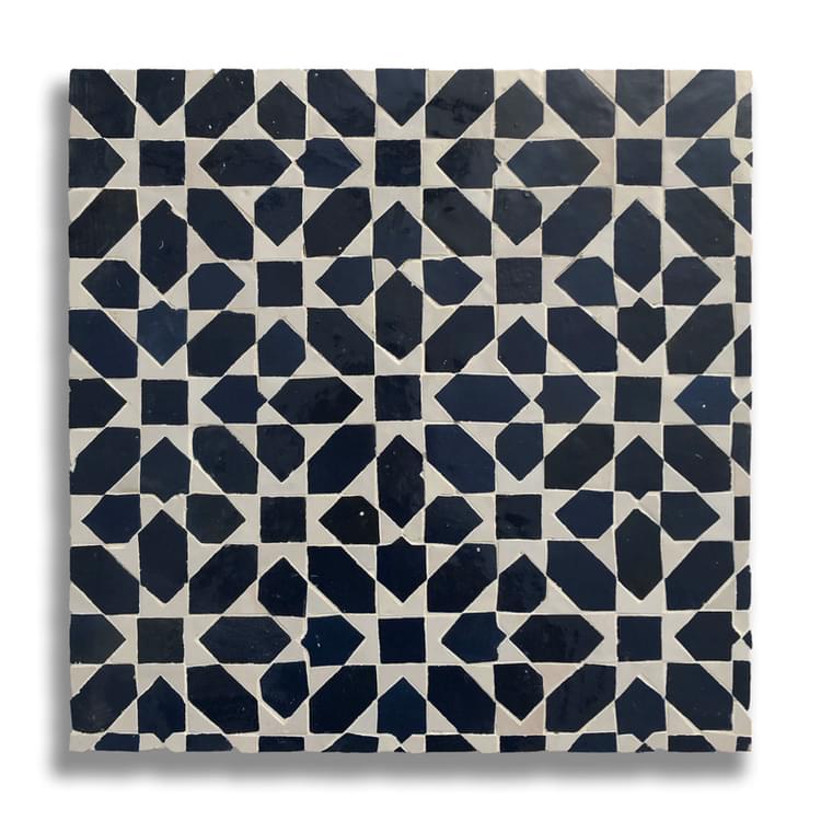 Burst Midnight Moroccan Tile from Lulo Tile
